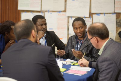Group Discussion at first training session. Photo by Eyescape Corporate Photography