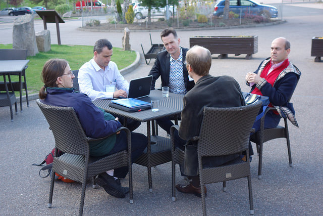 The History of the GYA Working Group brainstorming during the 2017 AGM in Aviemore (© Shoji Komai 2017)