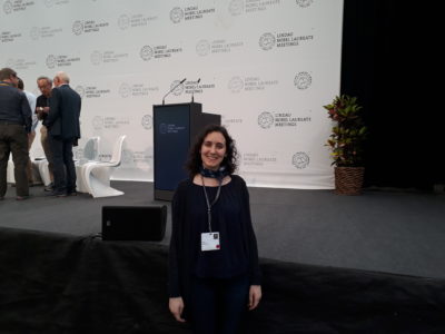 Basak Kandemir at Lindau Nobel Laureate Meeting, 2018