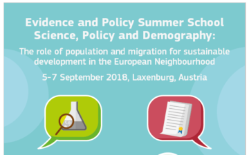 Evidence and policy summer school – science, policy and demography