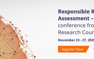 Global Research Council Virtual Conference - Responsible Research Assessment