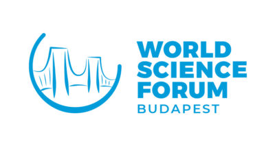 Displaying the Logo of the World Science Forum in Budapest