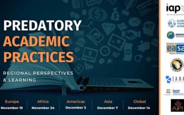 IAP Regional Webinars on Predatory Academic Practices – Americas