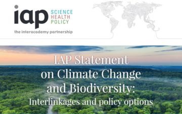 Endorsed by GYA: IAP Statement on Climate Change and Biodiversity: Interlinkages and Policy Options