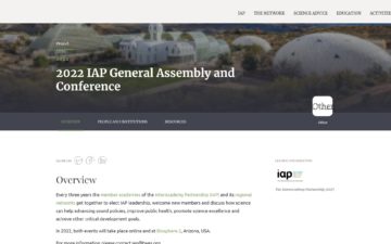 Worldwide Meeting of Young Academies/Triennial IAP General Assembly and Joint Conference