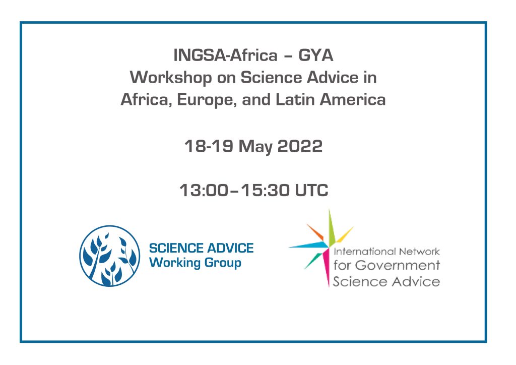 Ingsa-africa – Global Young Academy (gya) Regional Workshop On Science 