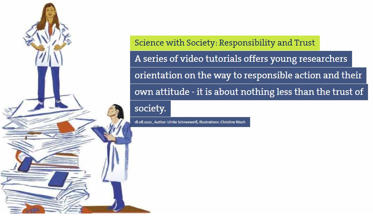 Science with Society: Responsibility and Trust