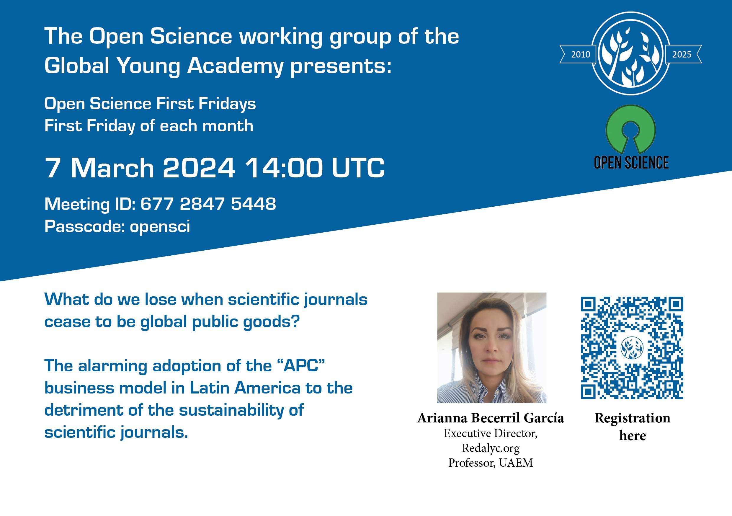 GYA Open Science First Fridays March 2025