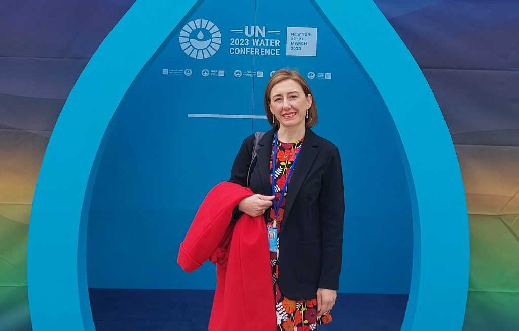 GYA Member Stella Tsani at UN Water Conference