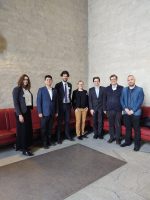 GYA members and alumni Jovana (for the Swiss YA), Javier (Spanish YA), Filippo (EC, and Italian YA Initiative), Markus (GYA YASAS Delegate), Javier (Spanish YA), and Tomislav (for the Croatian YA Initiative), and Senior Project Officer Anna-Maria.